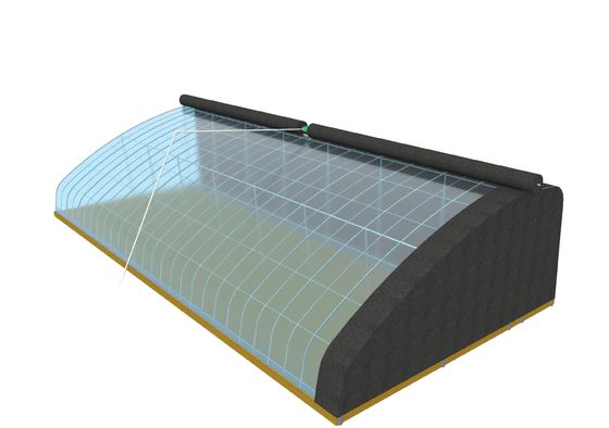 Multi Span PVC Pipe Eco serra a prezzo accessibile