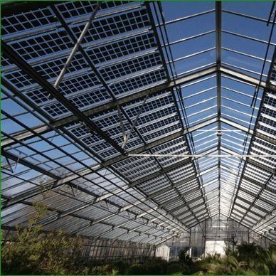 Sistema fotovoltaico a pellicola di plastica PE/Po per serre commerciale per agricoltura sostenibile
