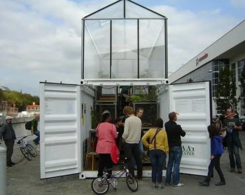 40hq Contenitore Reefer Serra per ortaggi a foglia Ambiente ottimale di coltivazione