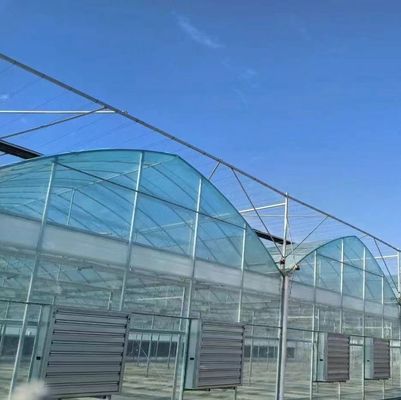 Struttura a doppio arco - serra idroponica realizzata per le esigenze di produzione agricole miste