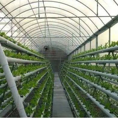 Sistema idroponico per serre agricole su larga scala con metodo di riscaldamento temporaneo