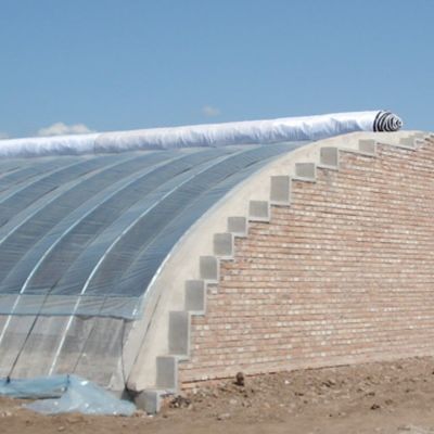 Struttura di tubi in acciaio galvanizzato a caldo per impianti idroponici e varie colture