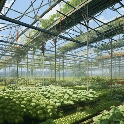 Serra in vetro floreale personalizzata per la coltivazione di fiori