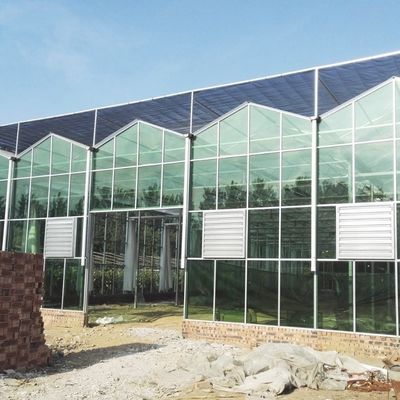Copertura del tetto in forma di serra per la coltivazione di fiori in vetro
